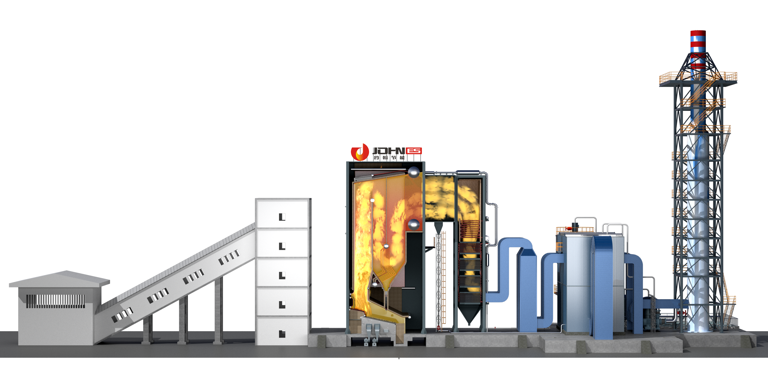 高温气化生物质锅炉